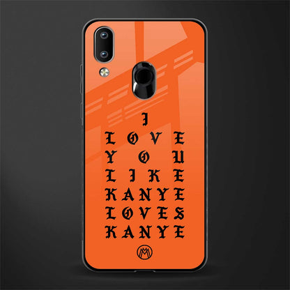 love like kanye glass case for vivo y95 image
