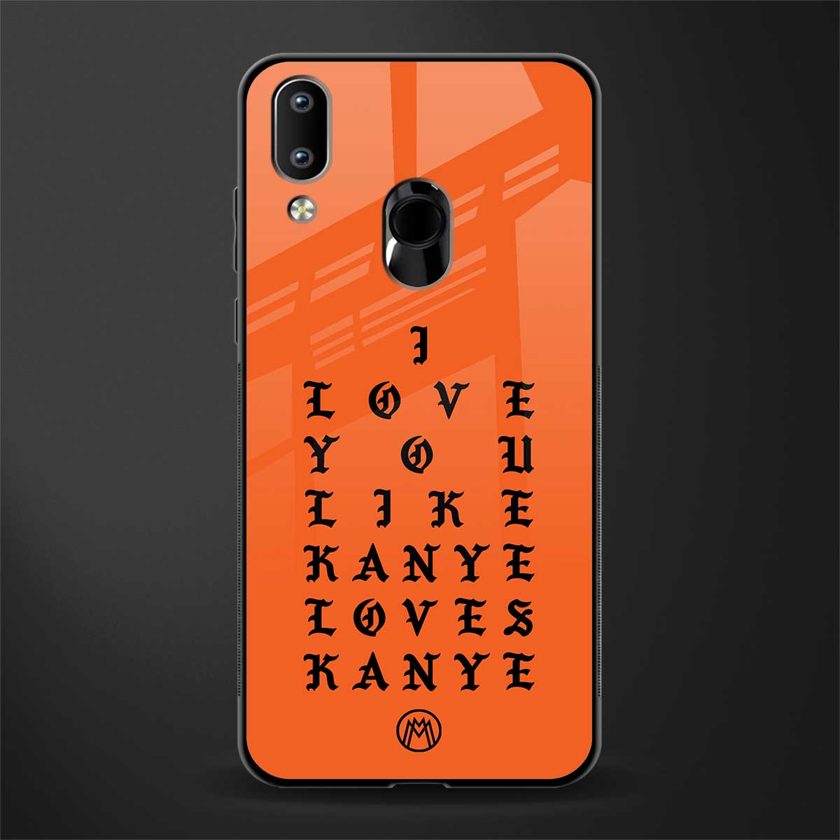 love like kanye glass case for vivo y91 image
