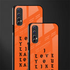 love like kanye glass case for realme 7 image-2