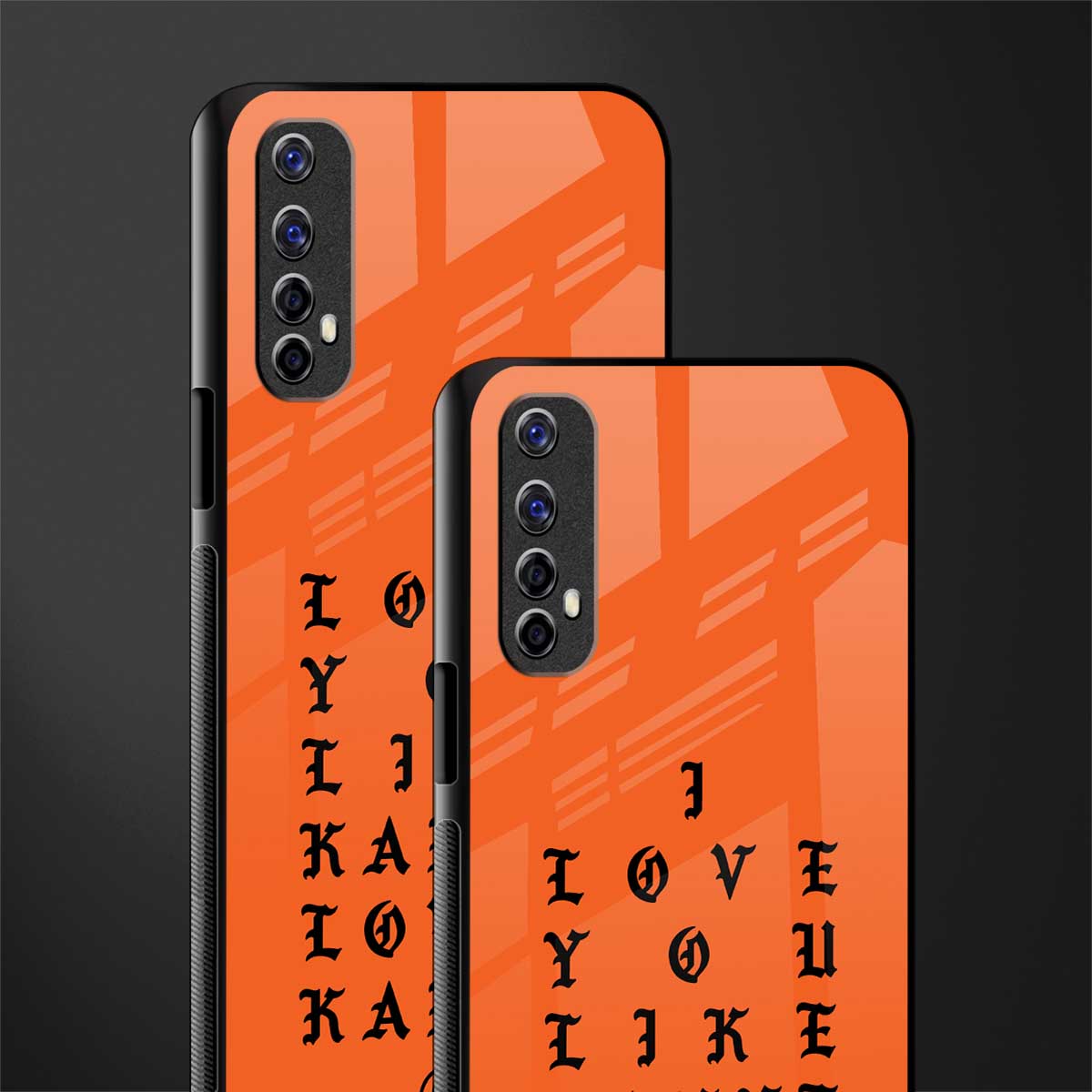 love like kanye glass case for realme 7 image-2