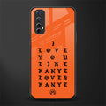 love like kanye glass case for realme 7 image