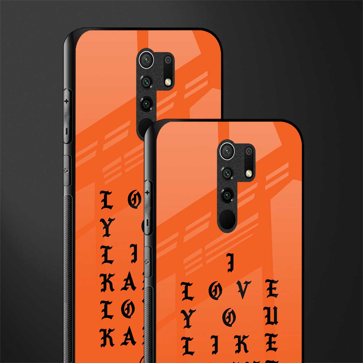 love like kanye glass case for redmi 9 prime image-2