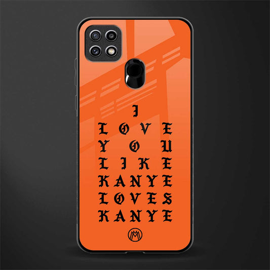love like kanye glass case for oppo a15s image