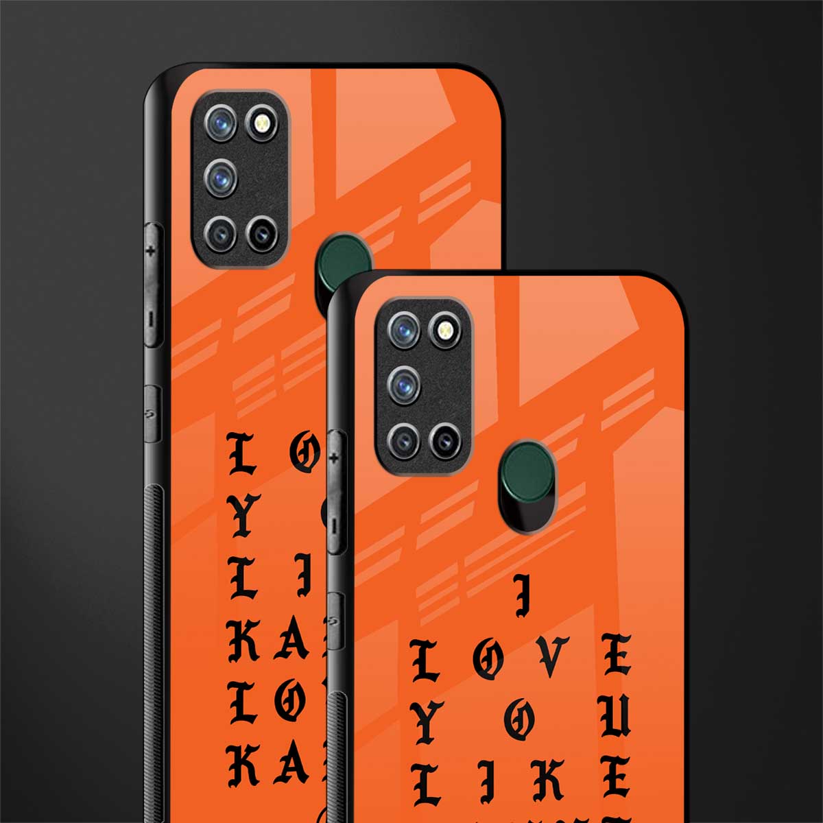love like kanye glass case for realme 7i image-2