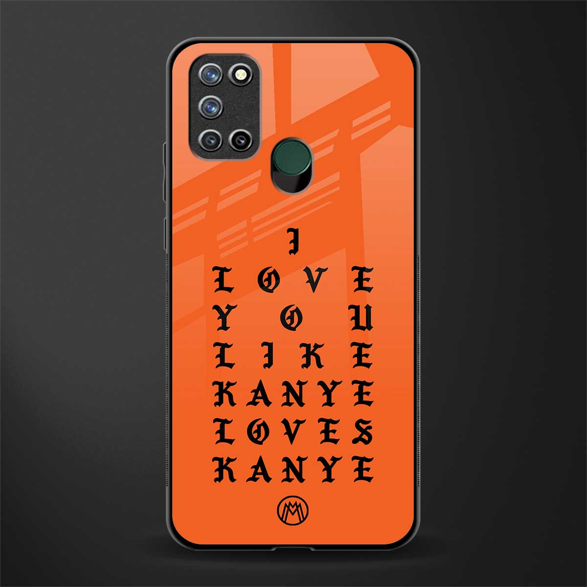 love like kanye glass case for realme 7i image