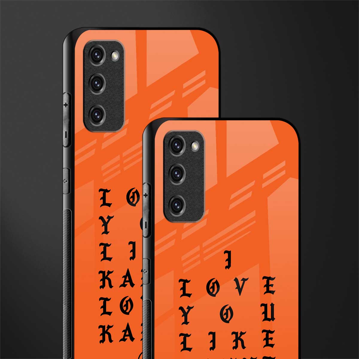 love like kanye glass case for samsung galaxy s20 fe image-2