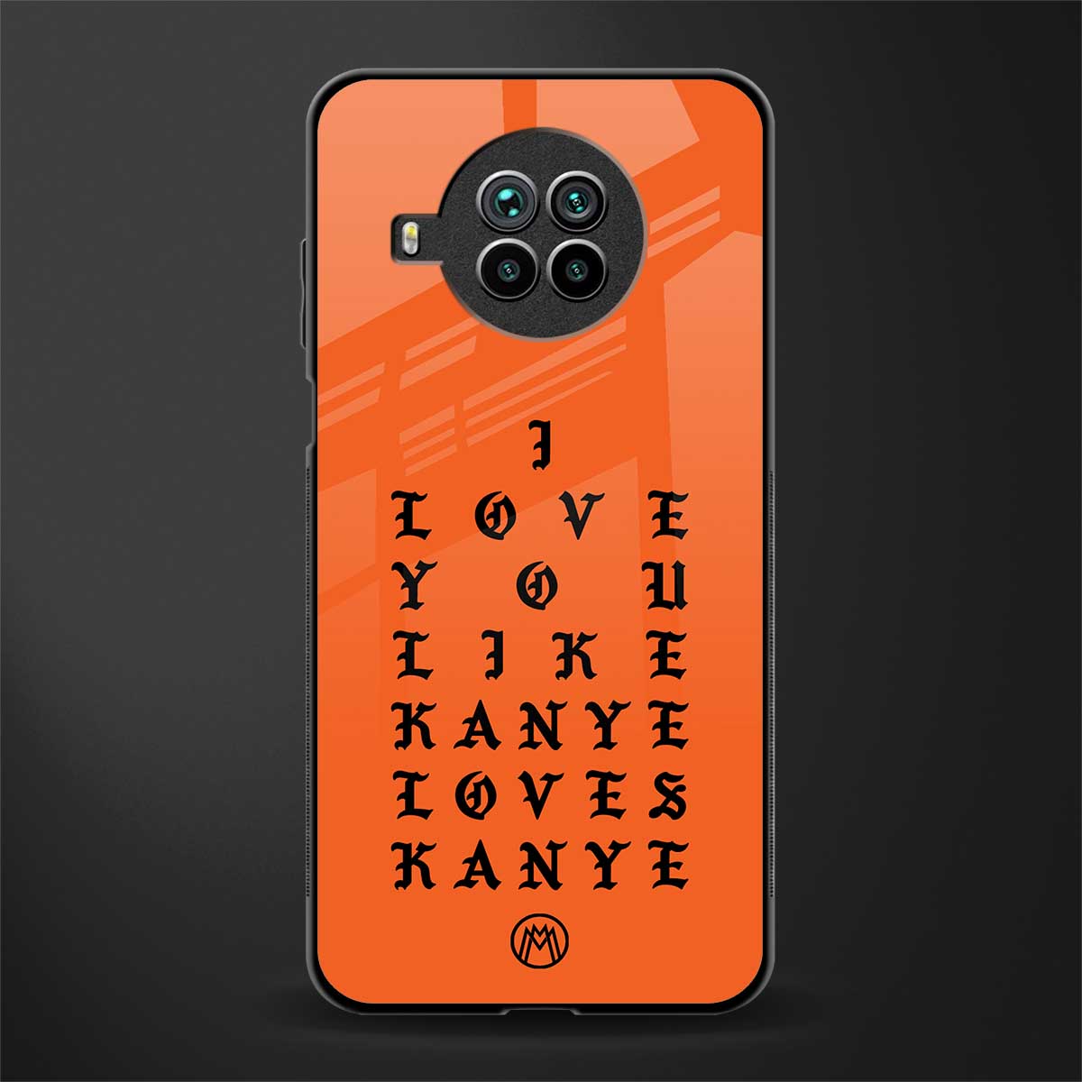 love like kanye glass case for mi 10i image