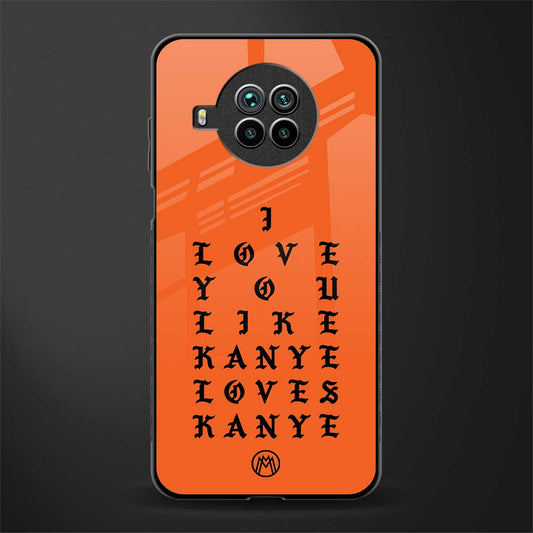 love like kanye glass case for mi 10i image