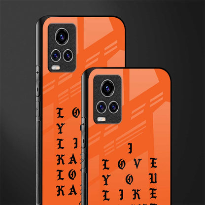 love like kanye glass case for vivo v20 pro image-2