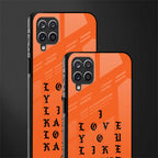 love like kanye glass case for samsung galaxy a42 5g image-2