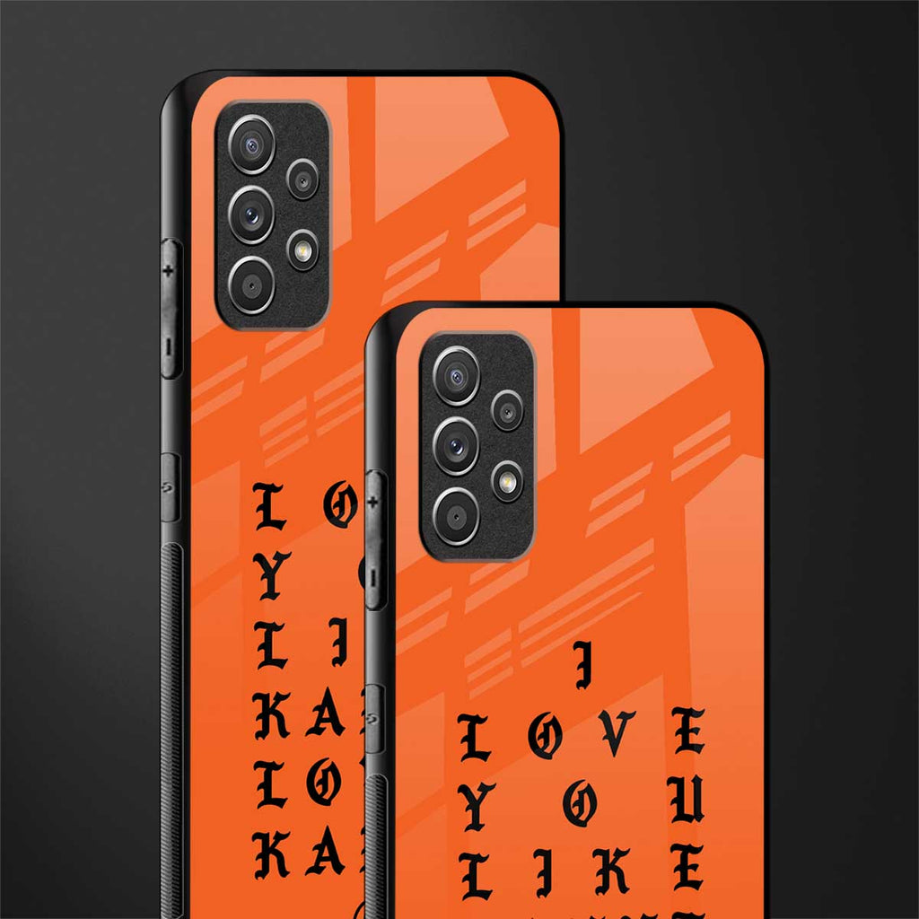 love like kanye glass case for samsung galaxy a32 4g image-2