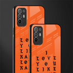 love like kanye glass case for oppo f19 pro plus image-2
