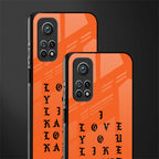 love like kanye glass case for mi 10t 5g image-2