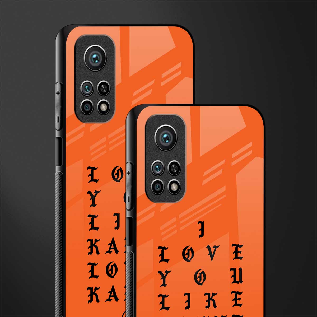 love like kanye glass case for mi 10t 5g image-2