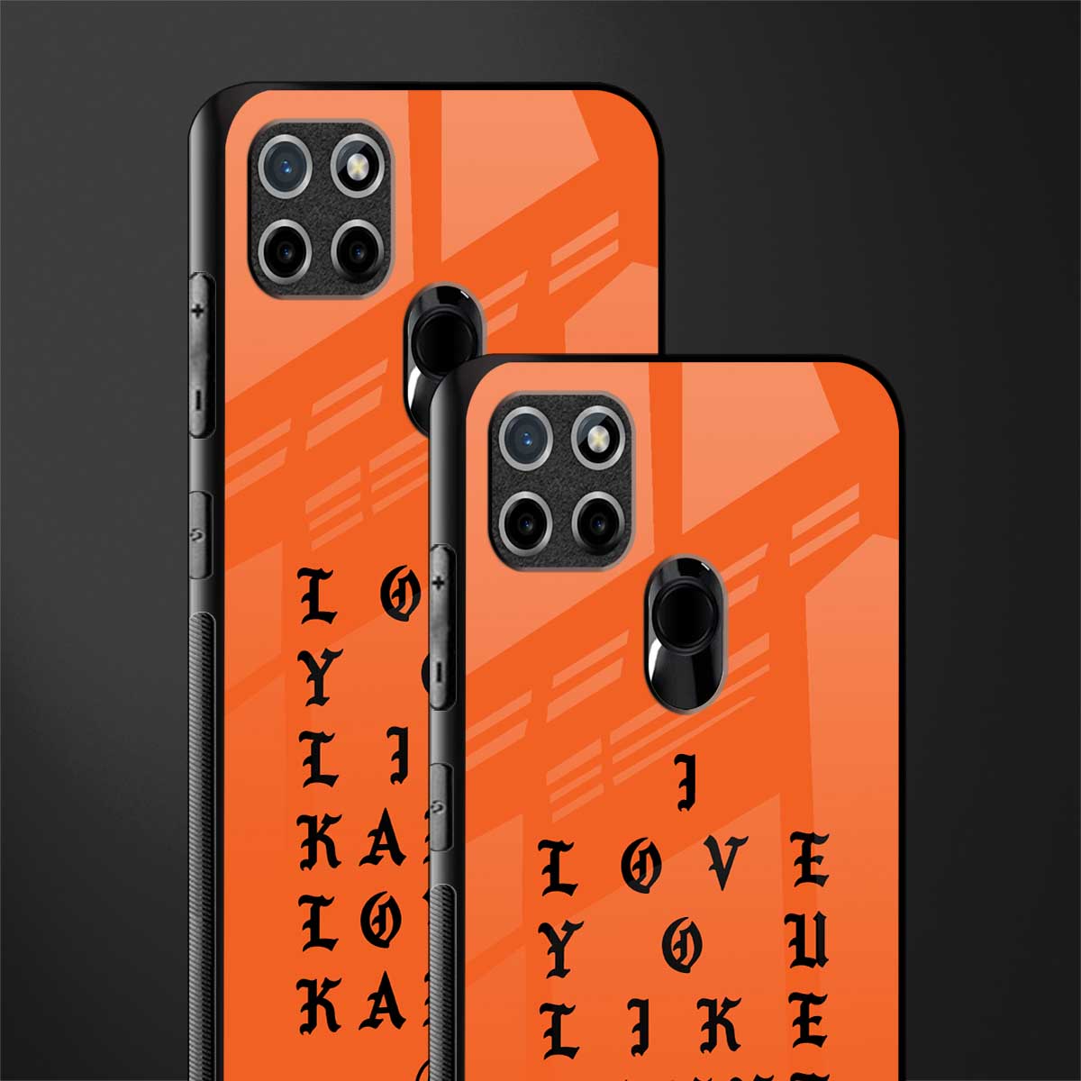 love like kanye glass case for realme c21 image-2