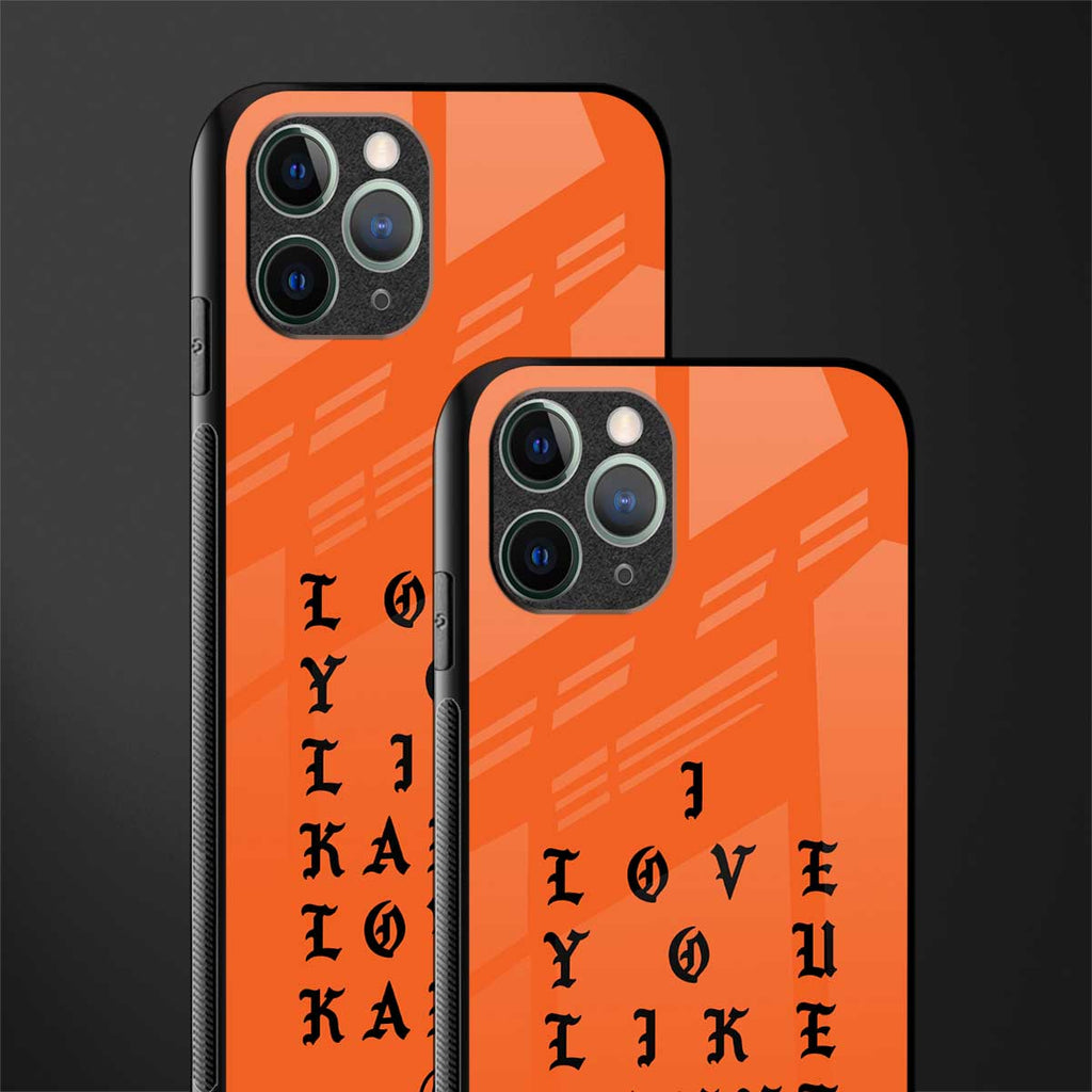 love like kanye glass case for iphone 11 pro max image-2