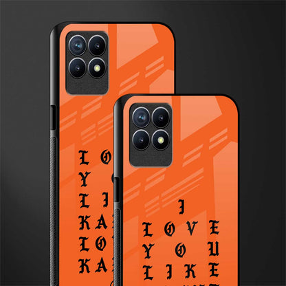 love like kanye glass case for realme 8i image-2