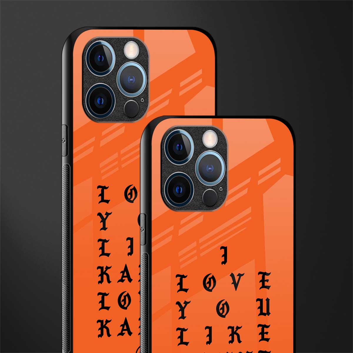 love like kanye glass case for iphone 12 pro image-2