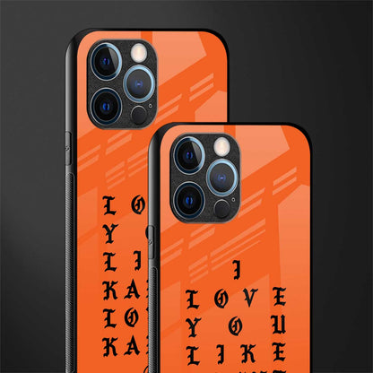 love like kanye glass case for iphone 14 pro image-2