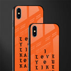 love like kanye glass case for iphone xs max image-2