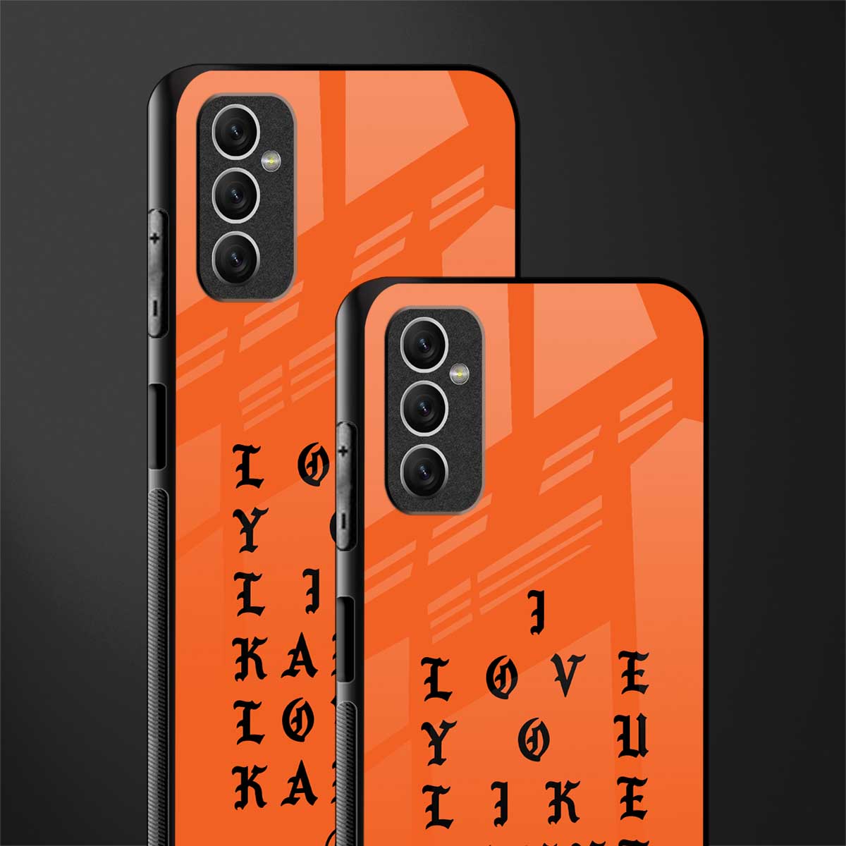 love like kanye glass case for samsung galaxy m52 5g image-2