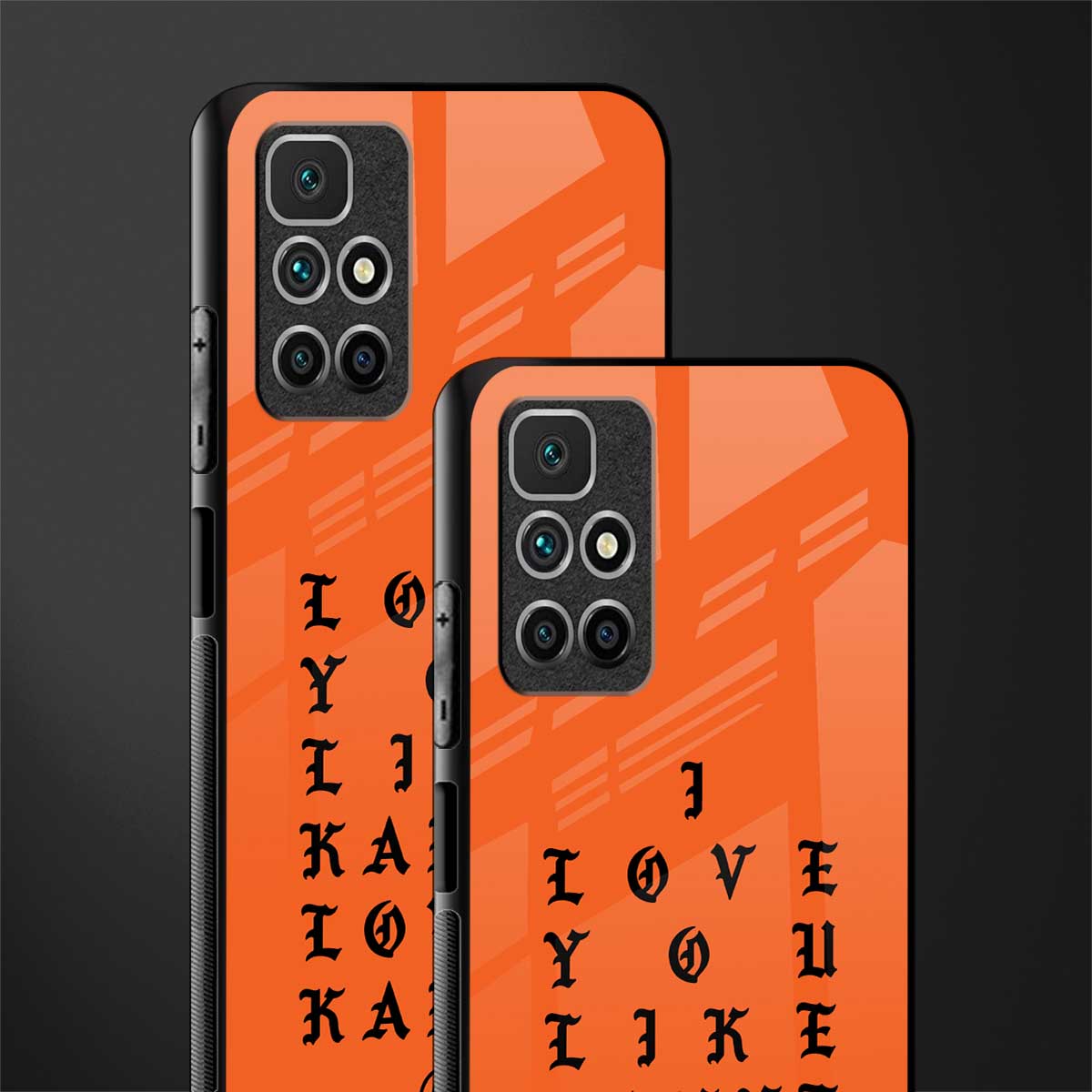 love like kanye glass case for redmi 10 prime image-2