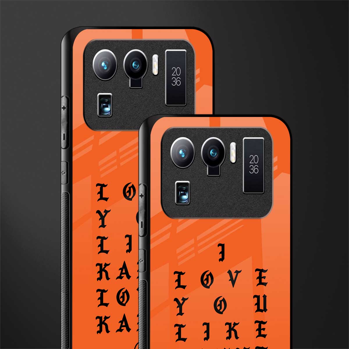 love like kanye glass case for mi 11 ultra 5g image-2