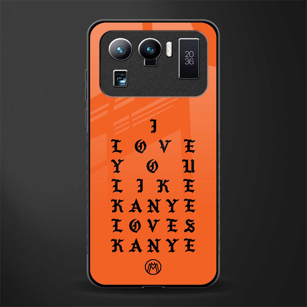 love like kanye glass case for mi 11 ultra 5g image