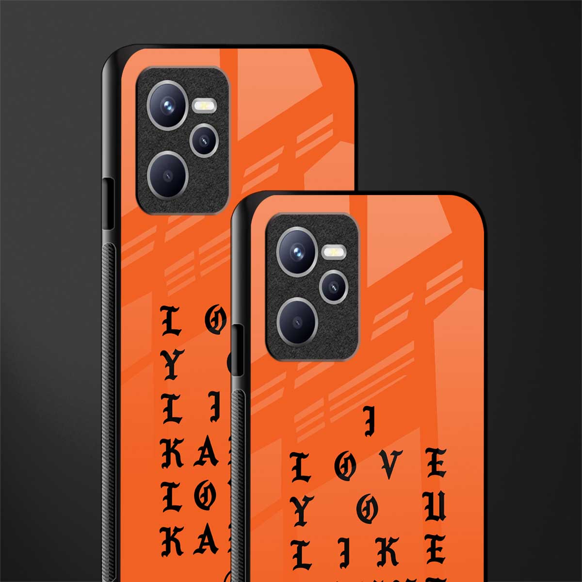 love like kanye glass case for realme c35 image-2