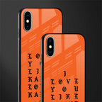 love like kanye glass case for iphone x image-2