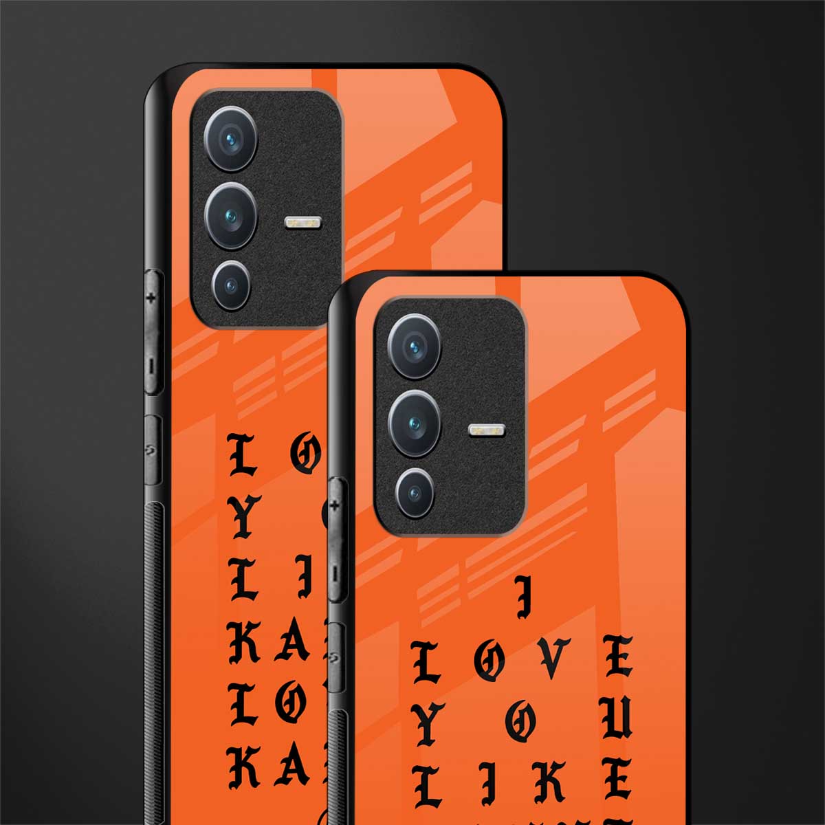 love like kanye glass case for vivo v23 5g image-2