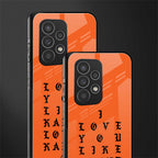 love like kanye back phone cover | glass case for samsung galaxy a73 5g