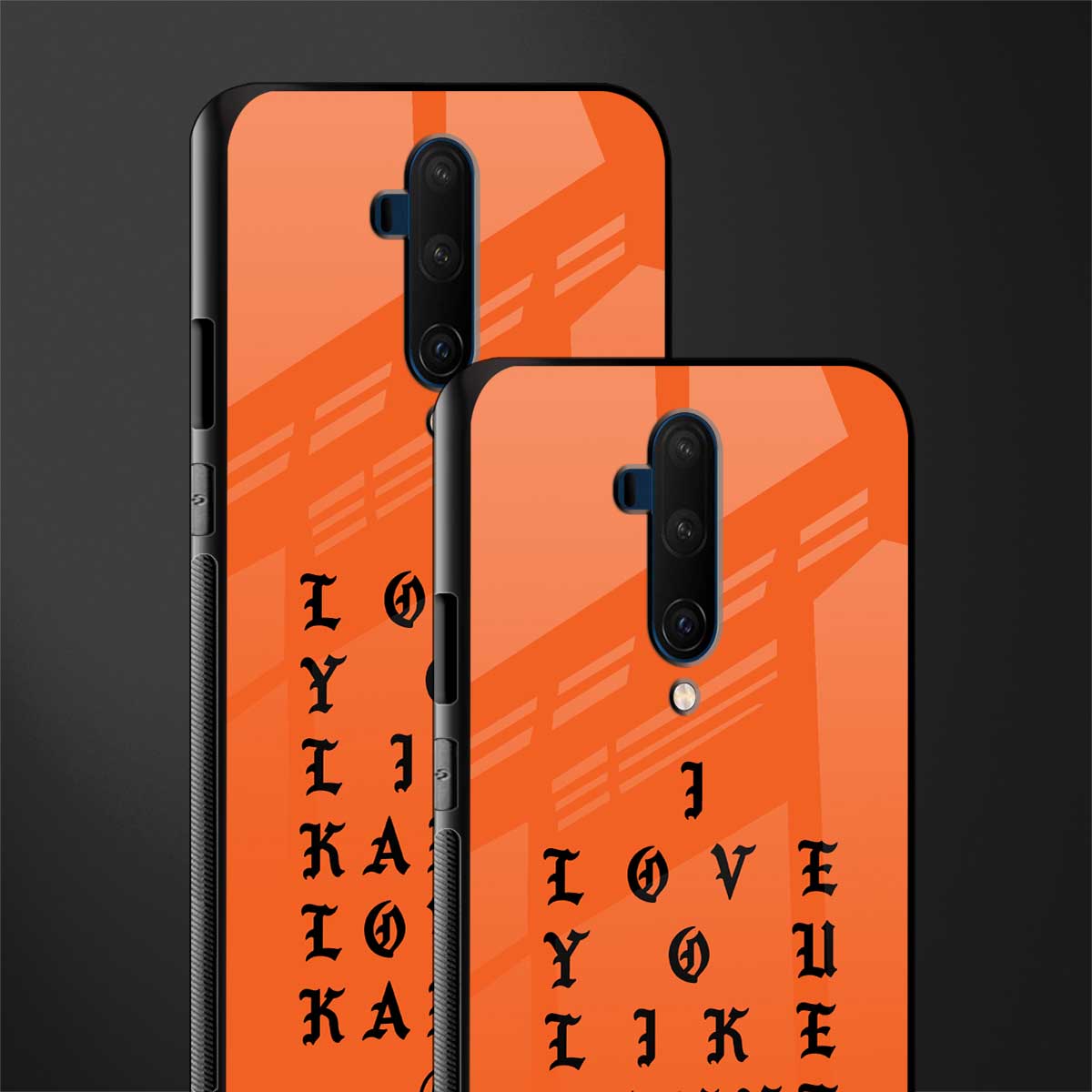 love like kanye glass case for oneplus 7t pro image-2