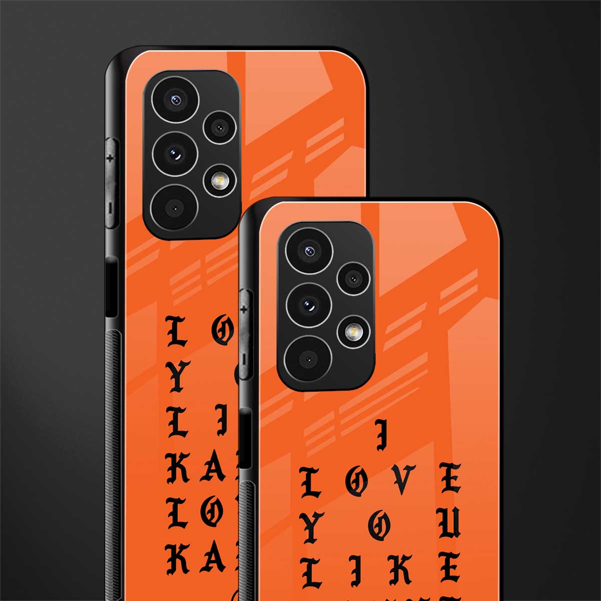 love like kanye back phone cover | glass case for samsung galaxy a13 4g
