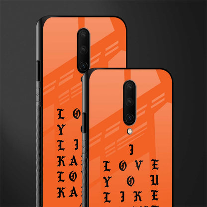 love like kanye glass case for oneplus 7 pro image-2