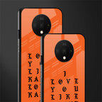 love like kanye glass case for oneplus 7t image-2