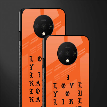 love like kanye glass case for oneplus 7t image-2