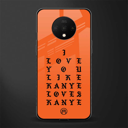 love like kanye glass case for oneplus 7t image