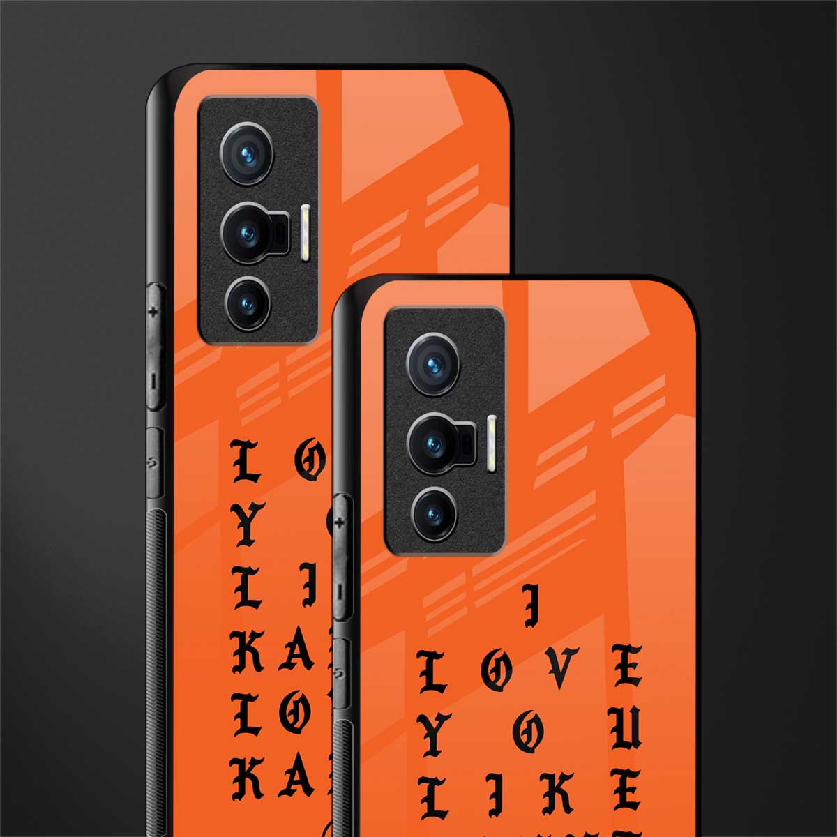love like kanye glass case for vivo x70 image-2