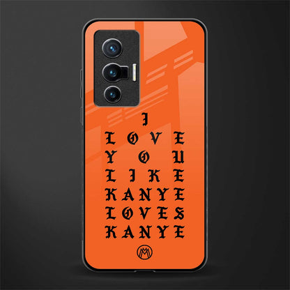 love like kanye glass case for vivo x70 image