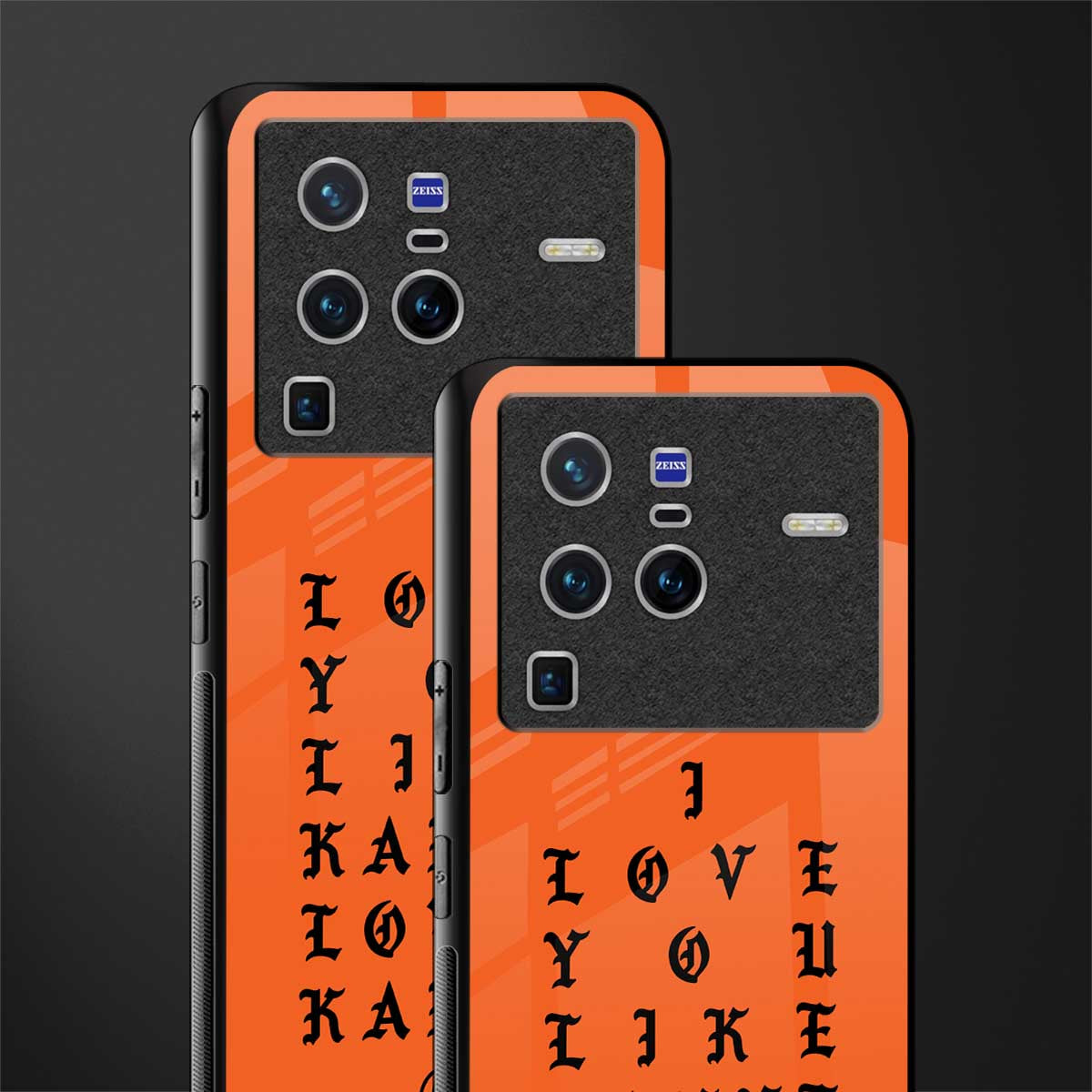 love like kanye glass case for vivo x80 pro 5g image-2