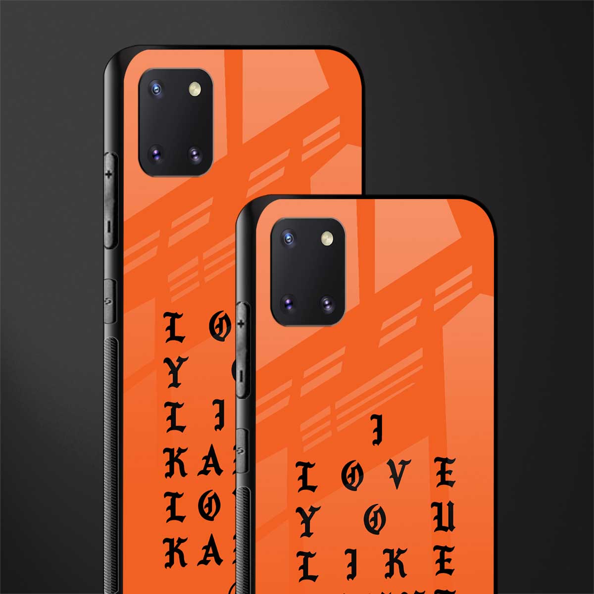 love like kanye glass case for samsung galaxy note 10 lite image-2
