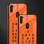 love like kanye glass case for samsung a11 image-2