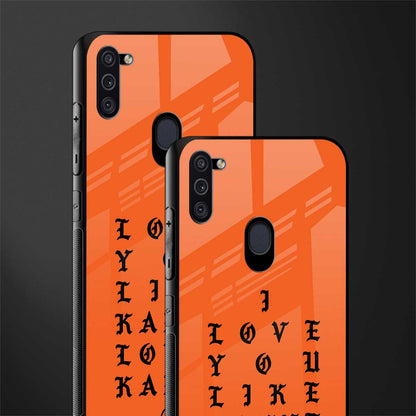 love like kanye glass case for samsung a11 image-2
