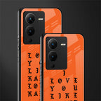 love like kanye back phone cover | glass case for vivo v25 pro 5g