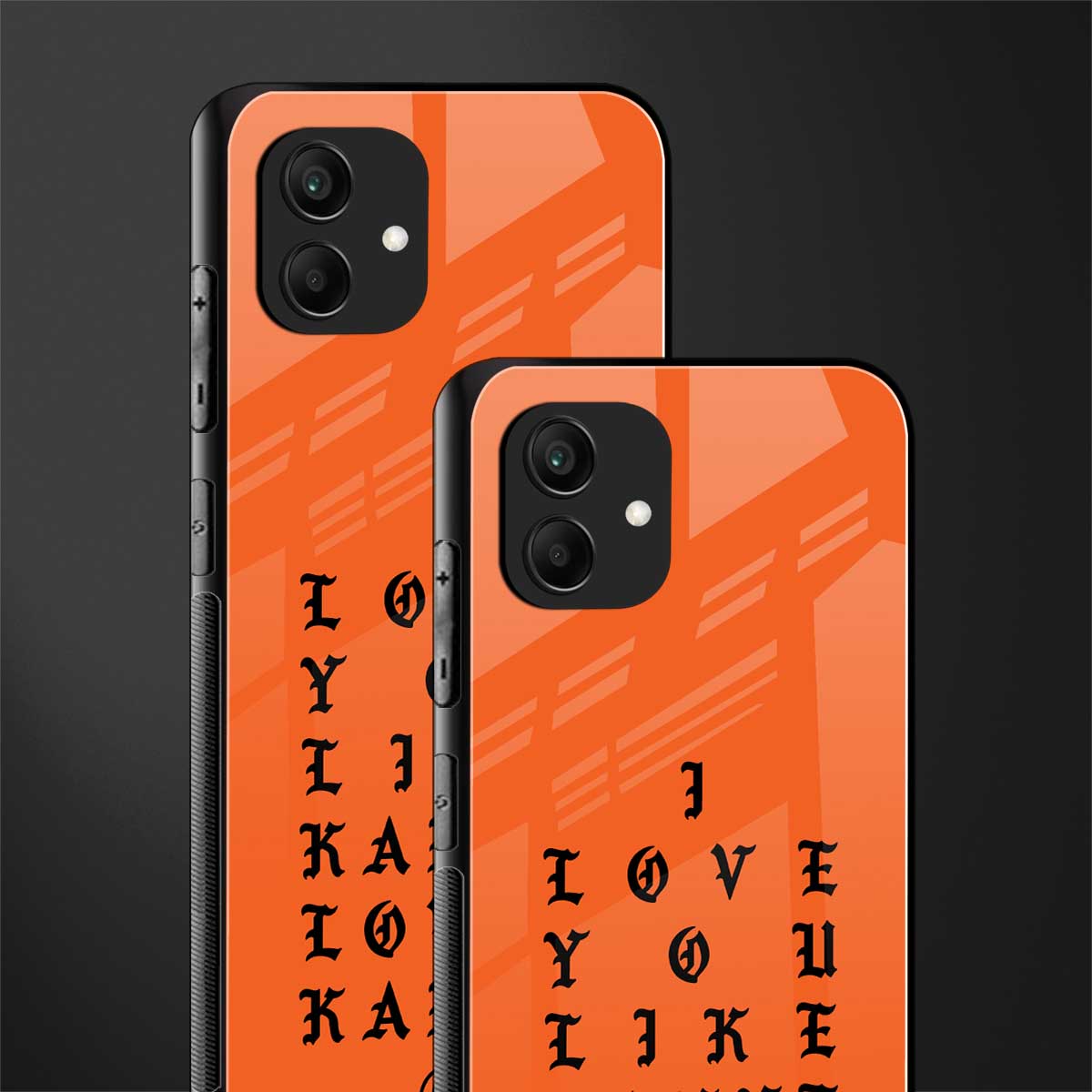 love like kanye back phone cover | glass case for samsung galaxy a04