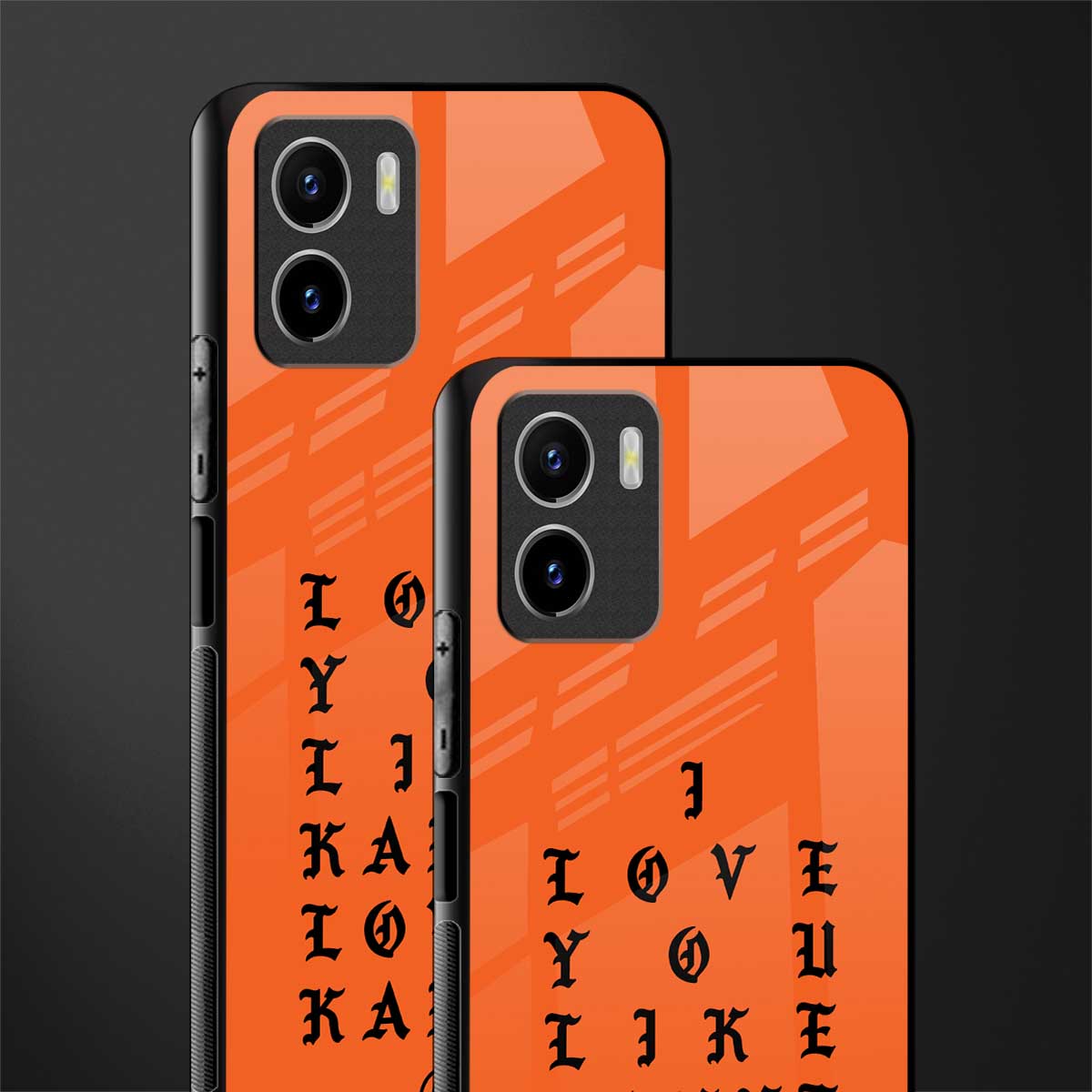 love like kanye back phone cover | glass case for vivo y72
