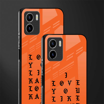 love like kanye back phone cover | glass case for vivo y72