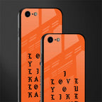 love like kanye glass case for iphone 7 image-2