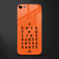 love like kanye glass case for iphone 8 image